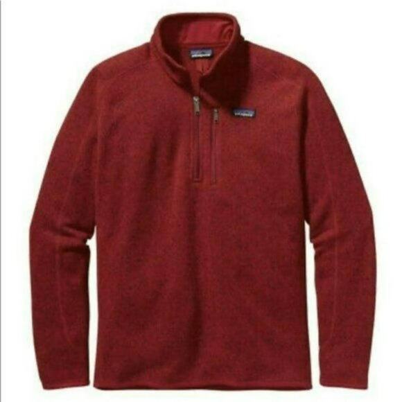 Patagonia Better Sweater 1/4 Zip Fleece Pullover Red XS - Picture 1 of 5